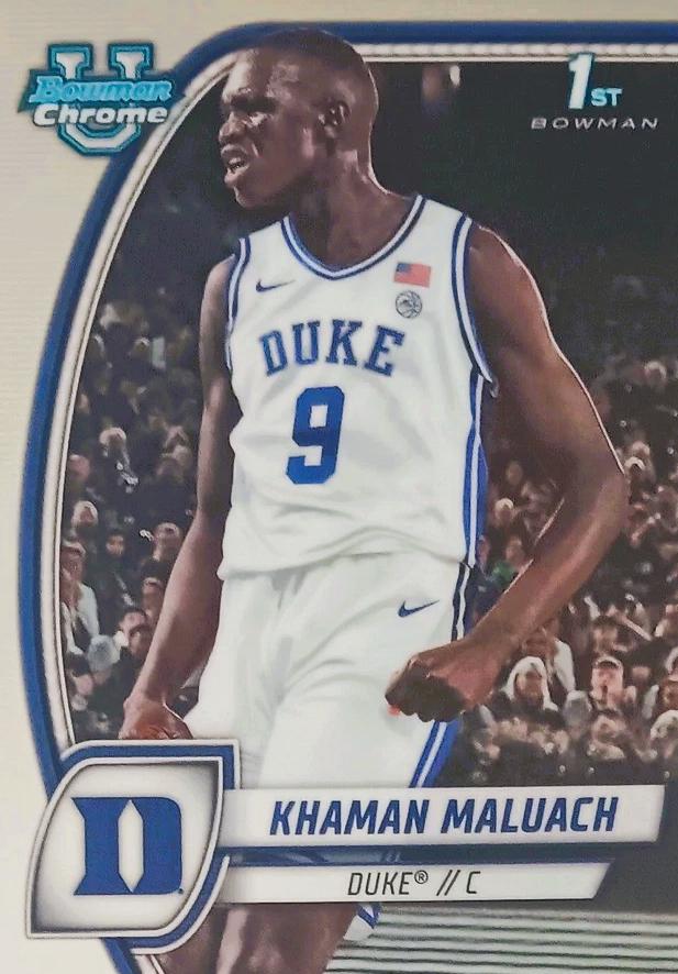 Khaman Maluach #46 Basketball Cards 2024 Bowman Chrome University