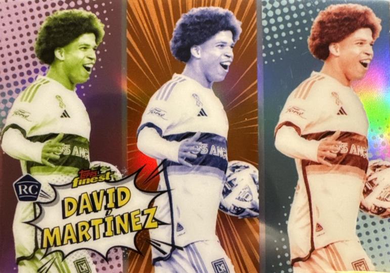 David Martinez #PA-8 Soccer Cards 2024 Topps Finest MLS Pop Art