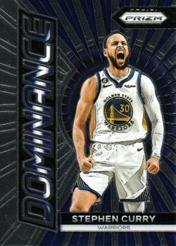 Stephen Curry #19 Basketball Cards 2023 Panini Prizm Dominance