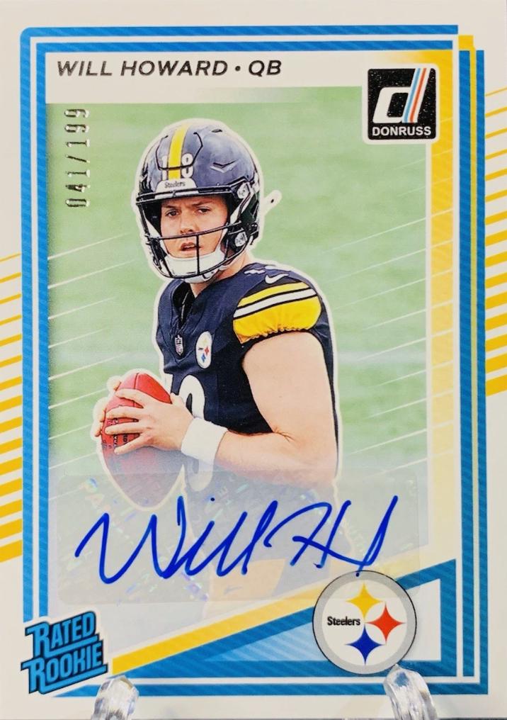 Will Howard [Autograph] #309 Prices | 2025 Panini Donruss | Football Cards