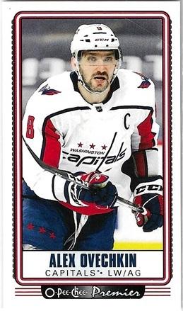 Alex Ovechkin #P-34 Hockey Cards 2021 O Pee Chee Premier Tallboys