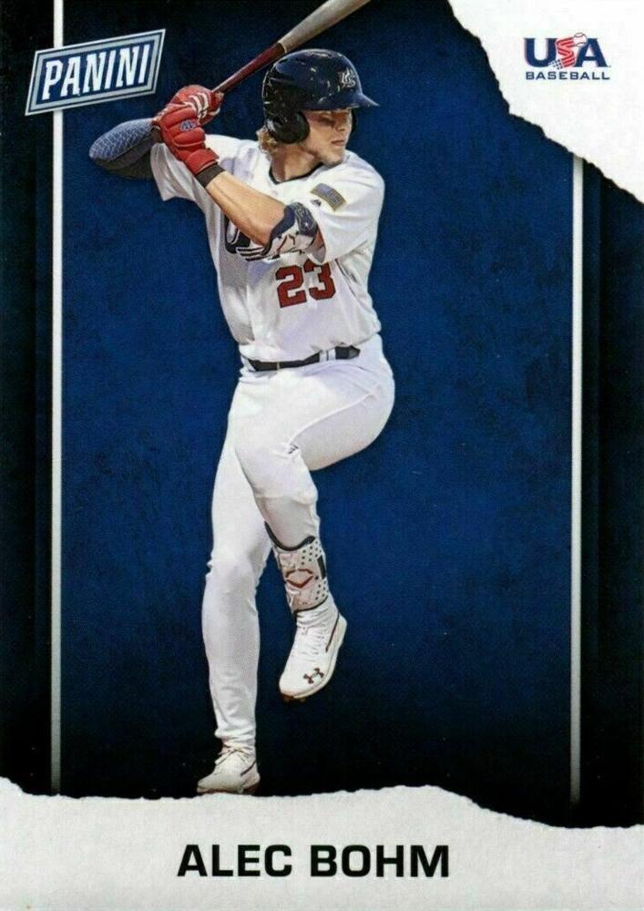 Alec Bohm #USA5 Baseball Cards 2021 Panini Father's Day
