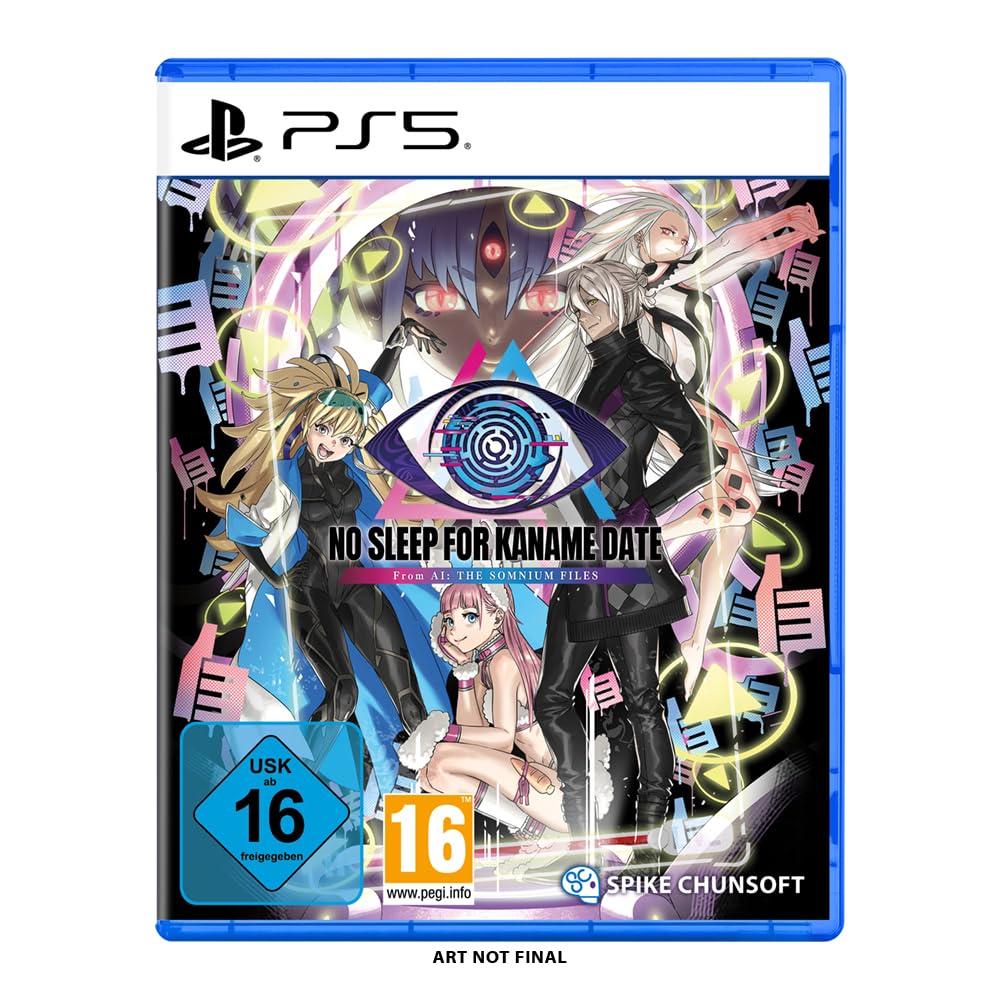 Carátula de No Sleep For Kaname Date - From AI: THE SOMNIUM FILES para PS5 (edición PAL España)