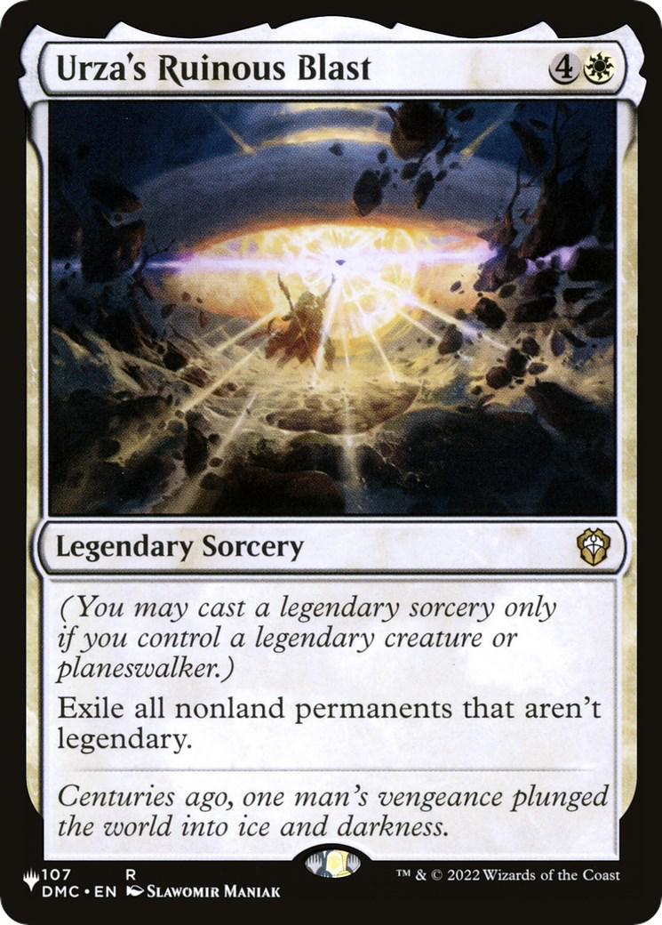 Urza's Ruinous Blast #107 Magic The List Reprints