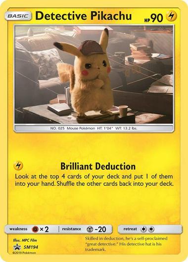 Detective Pikachu #SM194 Cover Art