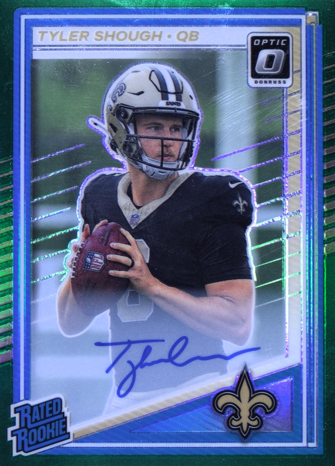 Tyler Shough [Green RPS Autograph] #223 Prices [Rookie] | 2025