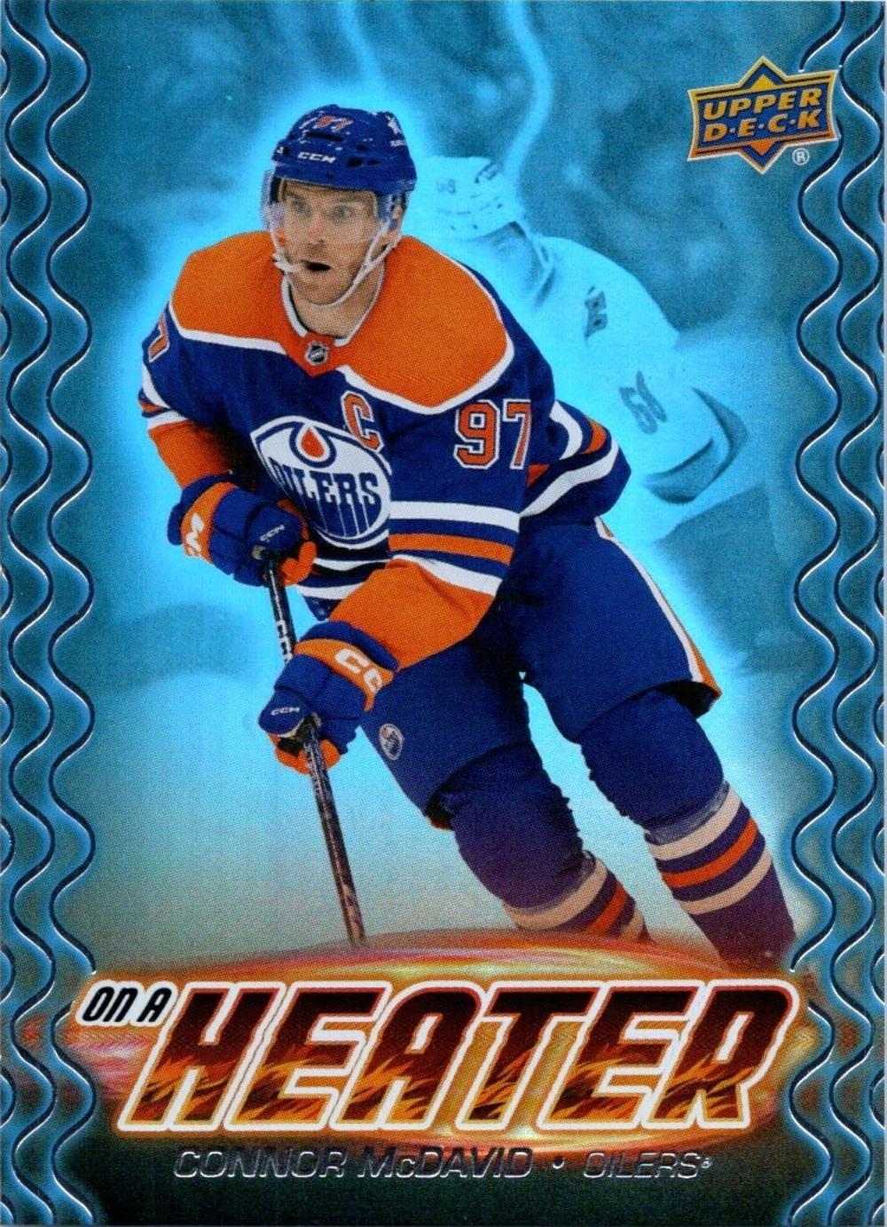 Connor McDavid #OH-12 Hockey Cards 2024 Upper Deck On a Heater