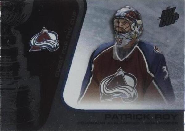 Patrick Roy #23 Hockey Cards 2002 Pacific Quest for the Cup