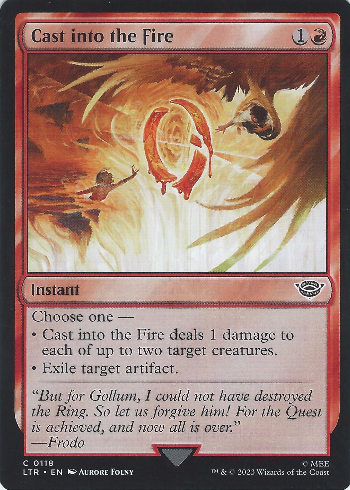Cast into the Fire #118 Magic Lord of the Rings
