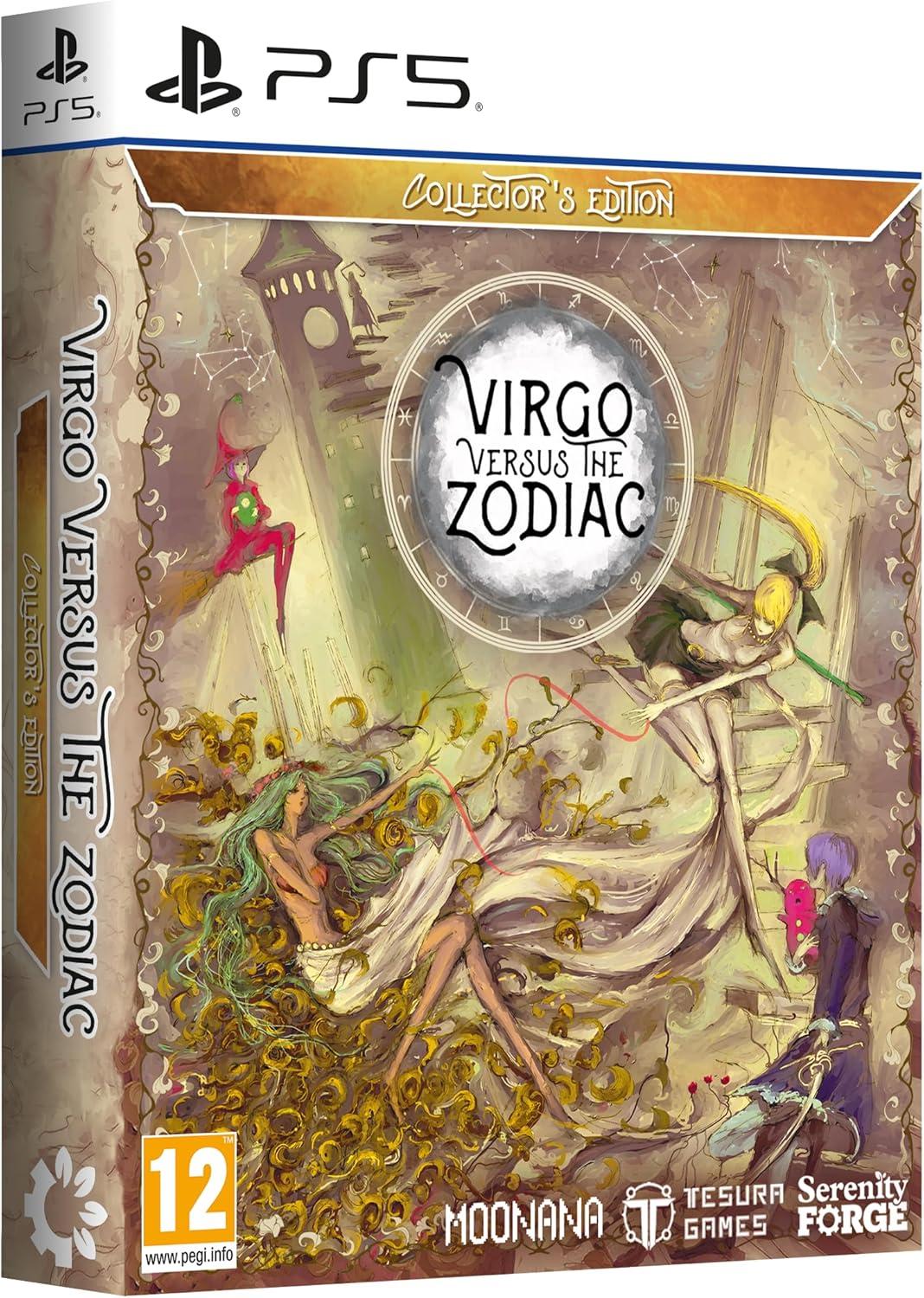 Carátula de Virgo Versus the Zodiac Edición Coleccionista para PS5 (edición PAL España)