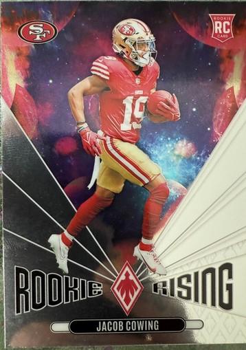 Jacob Cowing #RR-JCG Football Cards 2024 Panini Phoenix Rookie Rising