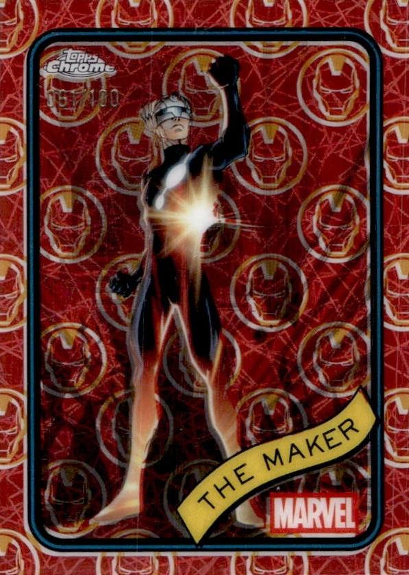 The Maker Iron Man Red & Gold Lazer Refractor