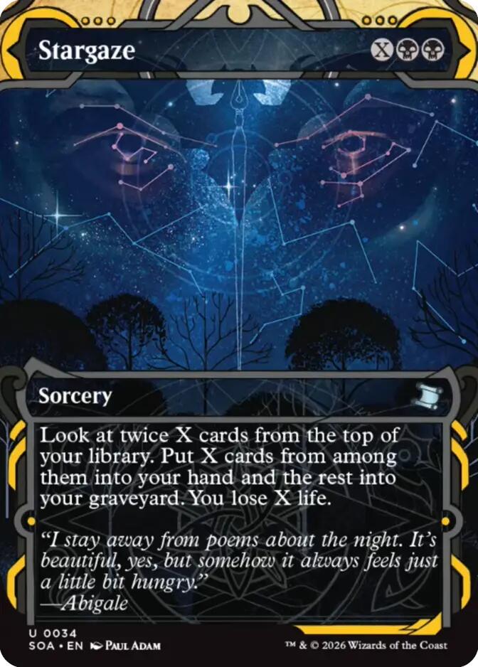 Stargaze [Foil] #34 Prices | Magic Secrets of Strixhaven Mystical