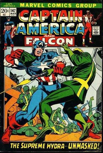 Captain America #147 (1972) Comic Books Captain America