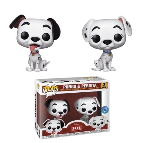 Pongo & Perdita 2 Pack 101 Dalmatians Funko Pop box and figure