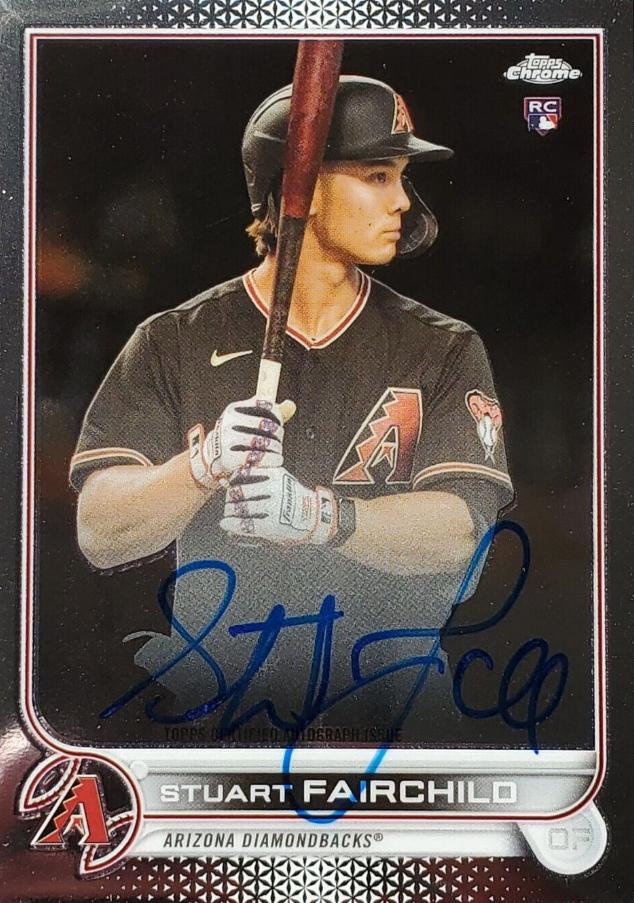 Stuart Fairchild #RA-SF Baseball Cards 2022 Topps Chrome Rookie Autographs