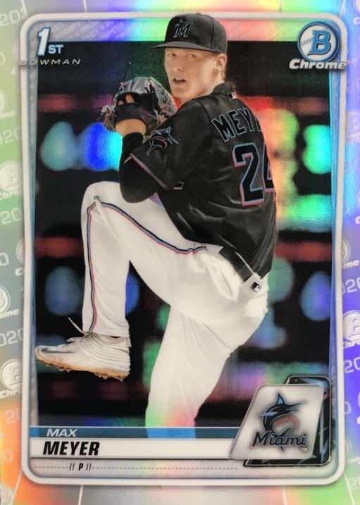 2020 Bowman Draft Chrome Max Meyer #BD-50 card