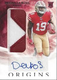 Deebo Samuel #117 Football Cards 2019 Panini Origins Rookie Autographs