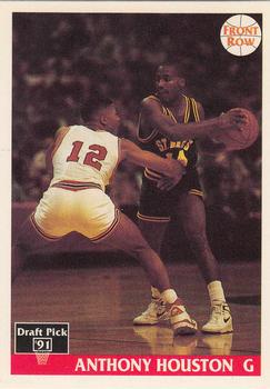 Anthony Houston #74 1991 Front Row Italian English Basketball