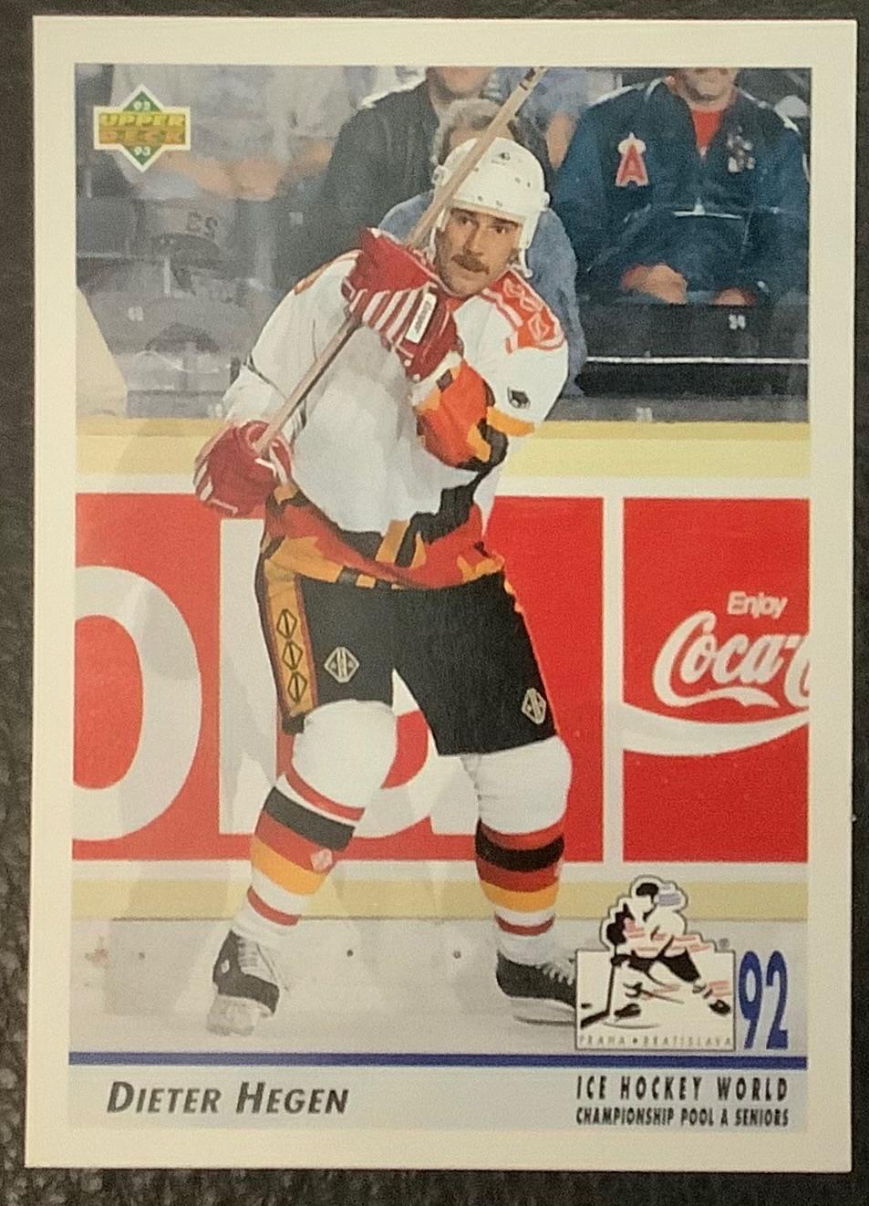 Dieter Hegen #370 Hockey Cards 1992 Upper Deck