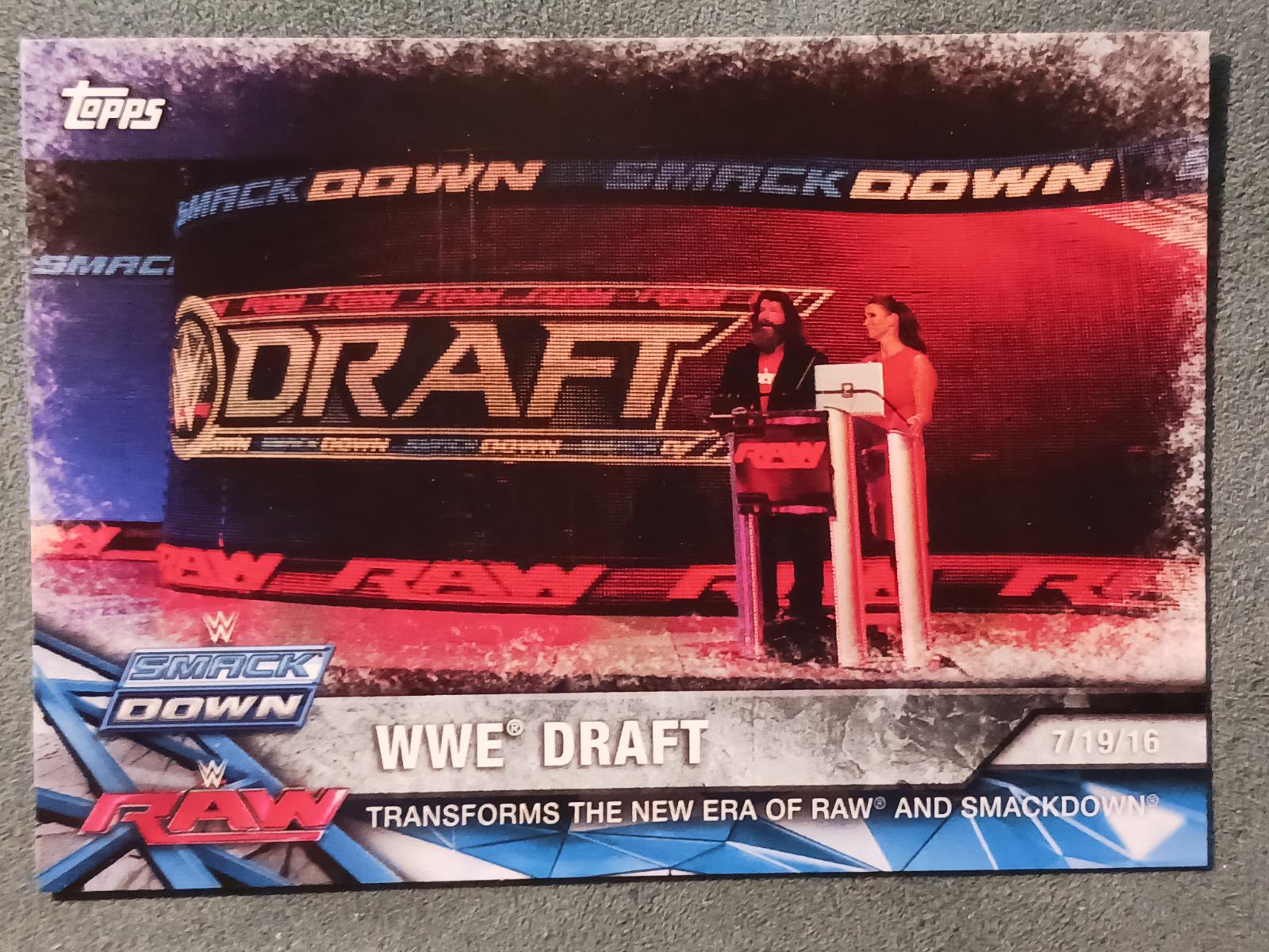 WWE Draft #97 Wrestling Cards 2017 Topps WWE Road To Wrestlemania