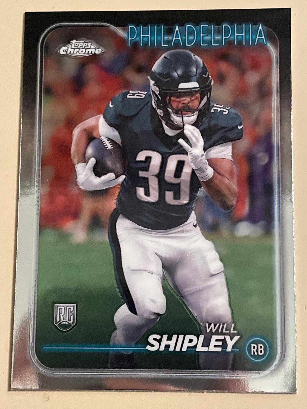 Will Shipley #252 Football Cards 2024 Topps Chrome