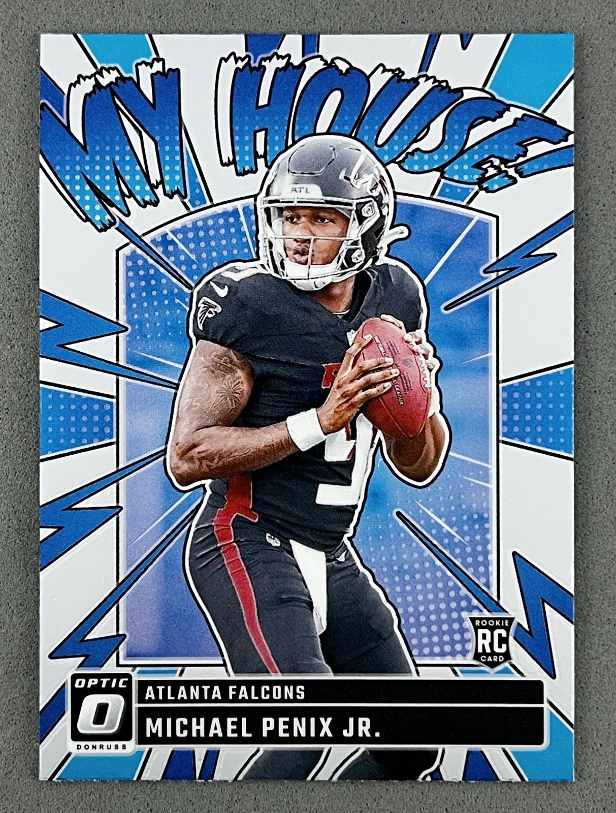 Michael Penix Jr. #7 Football Cards 2024 Panini Donruss Optic My House