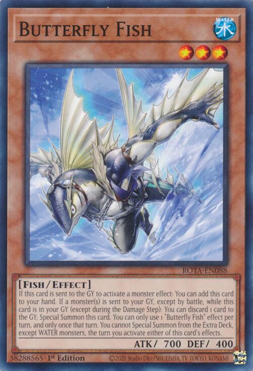 Butterfly Fish ROTA-EN088 YuGiOh Rage of the Abyss
