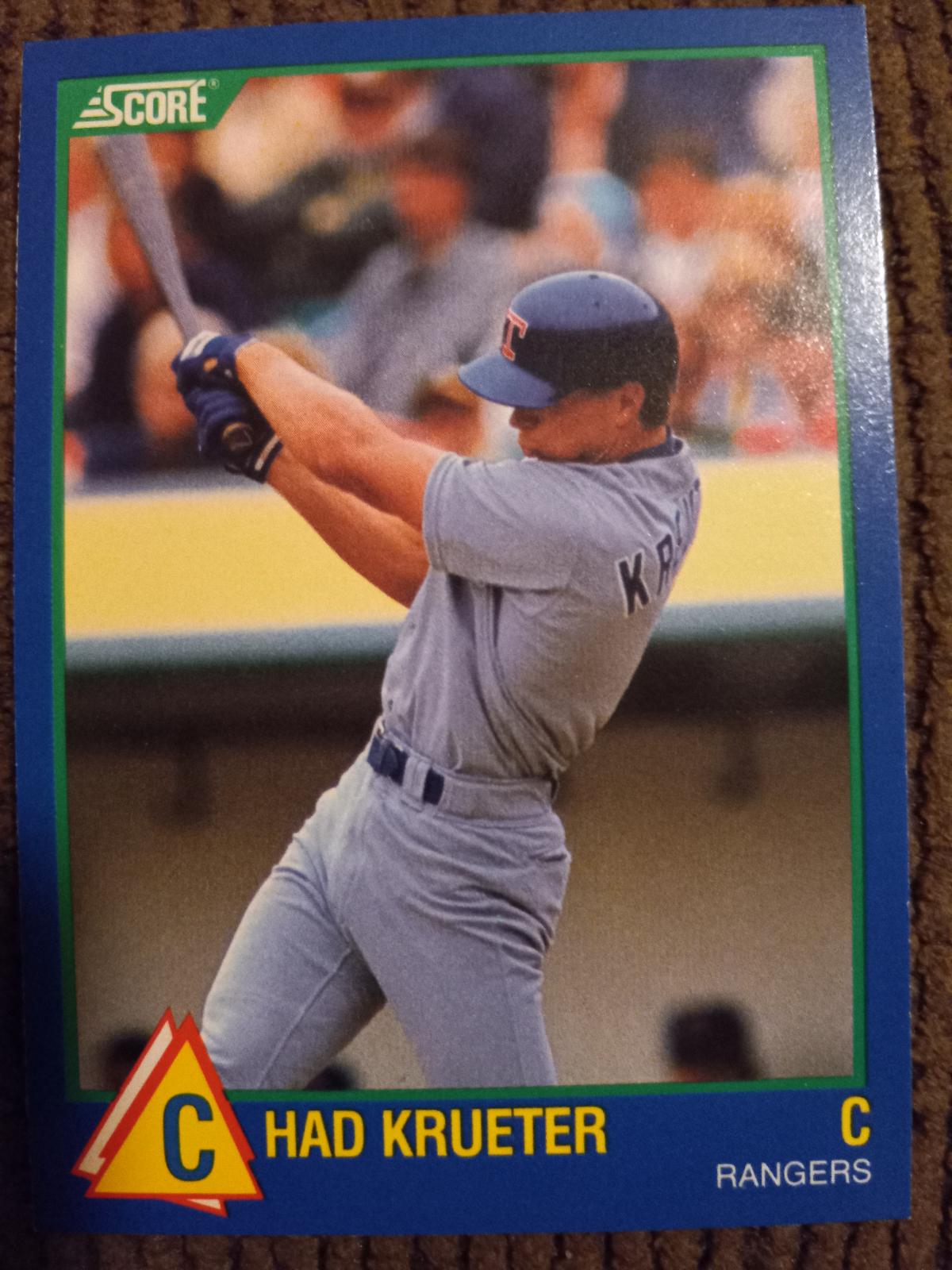 Chad Kreuter #51 1989 Score 100 Rising Stars Baseball