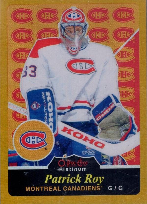 Patrick Roy #R16 2015-16 O-Pee-Chee Platinum Hockey Retro