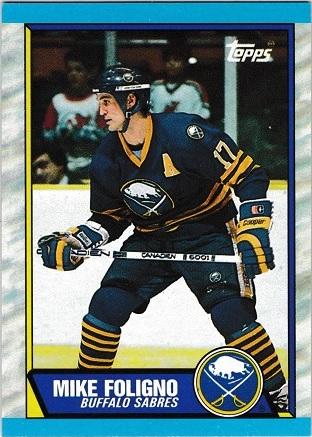 Mike Foligno #78 1989-90 Topps Hockey