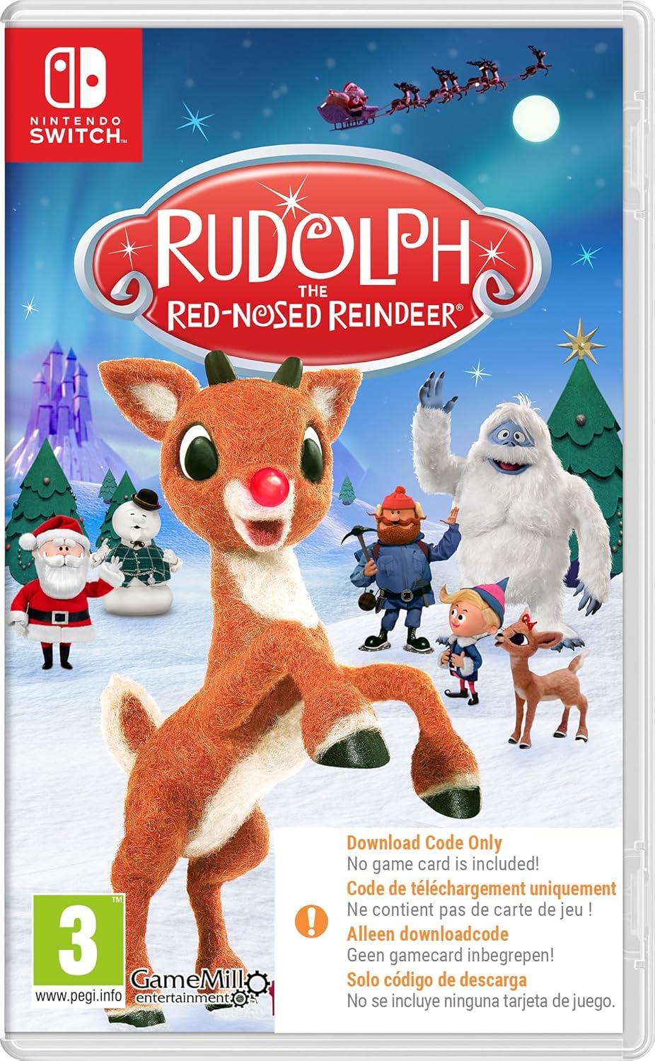 Carátula de Rudolph the Red-Nosed Reindeer para Switch (edición PAL España)