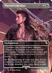 Warrior's Resolve [Borderless Foil] #465