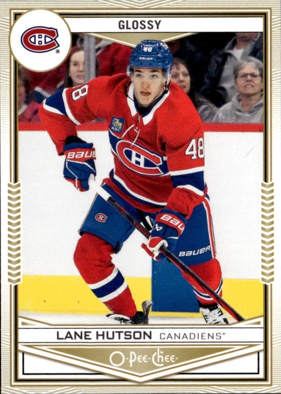 2024 Upper Deck O-Pee-Chee Glossy Lane Hutson #OPC-50 card