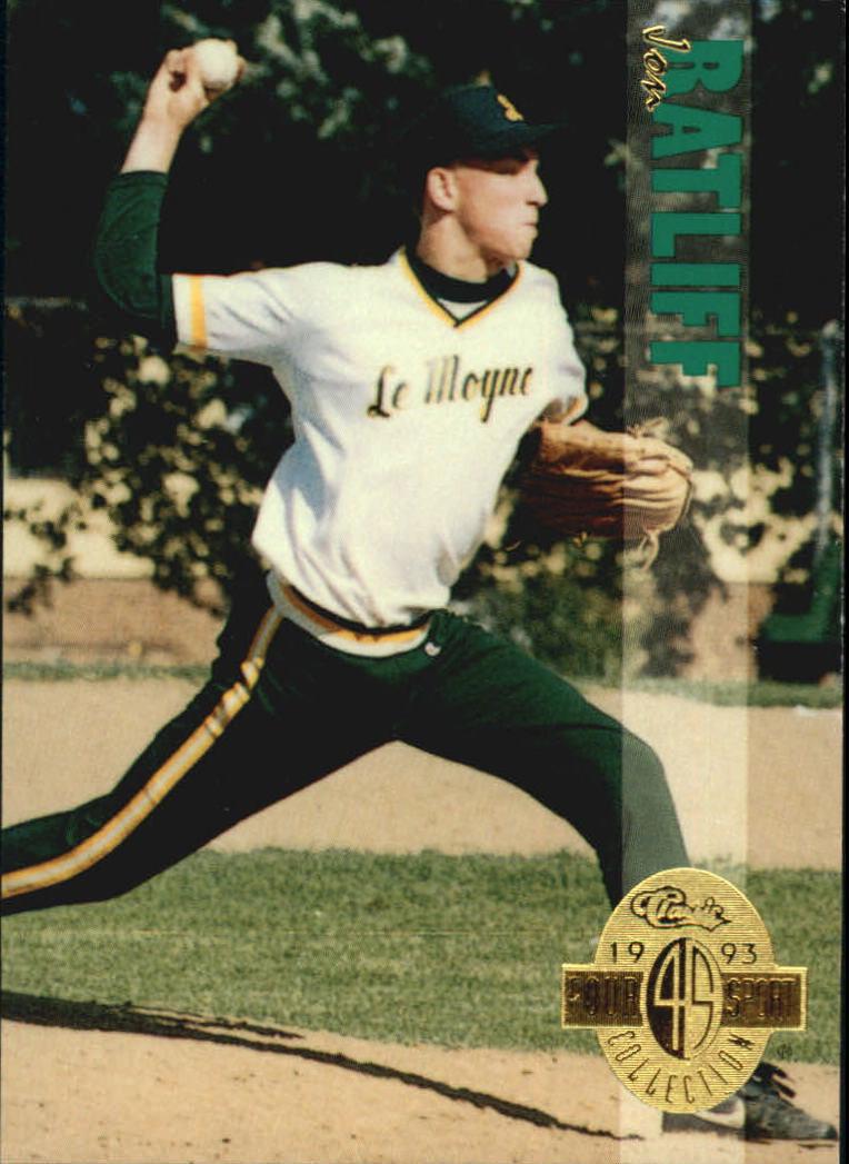 Jon Ratliff #293 1993 Classic Four Sport Baseball