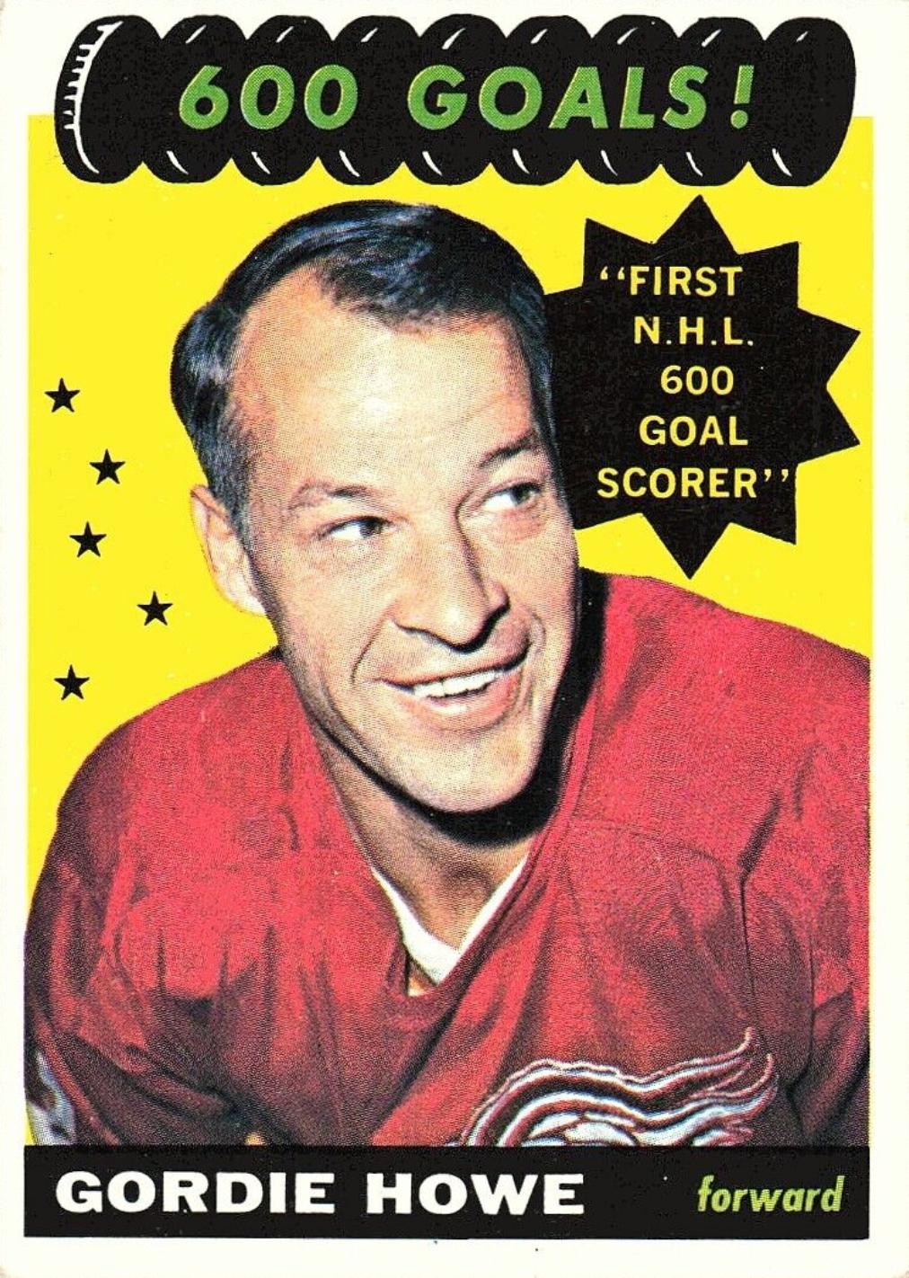 Gordie Howe #122 Hockey Cards 1965 Topps