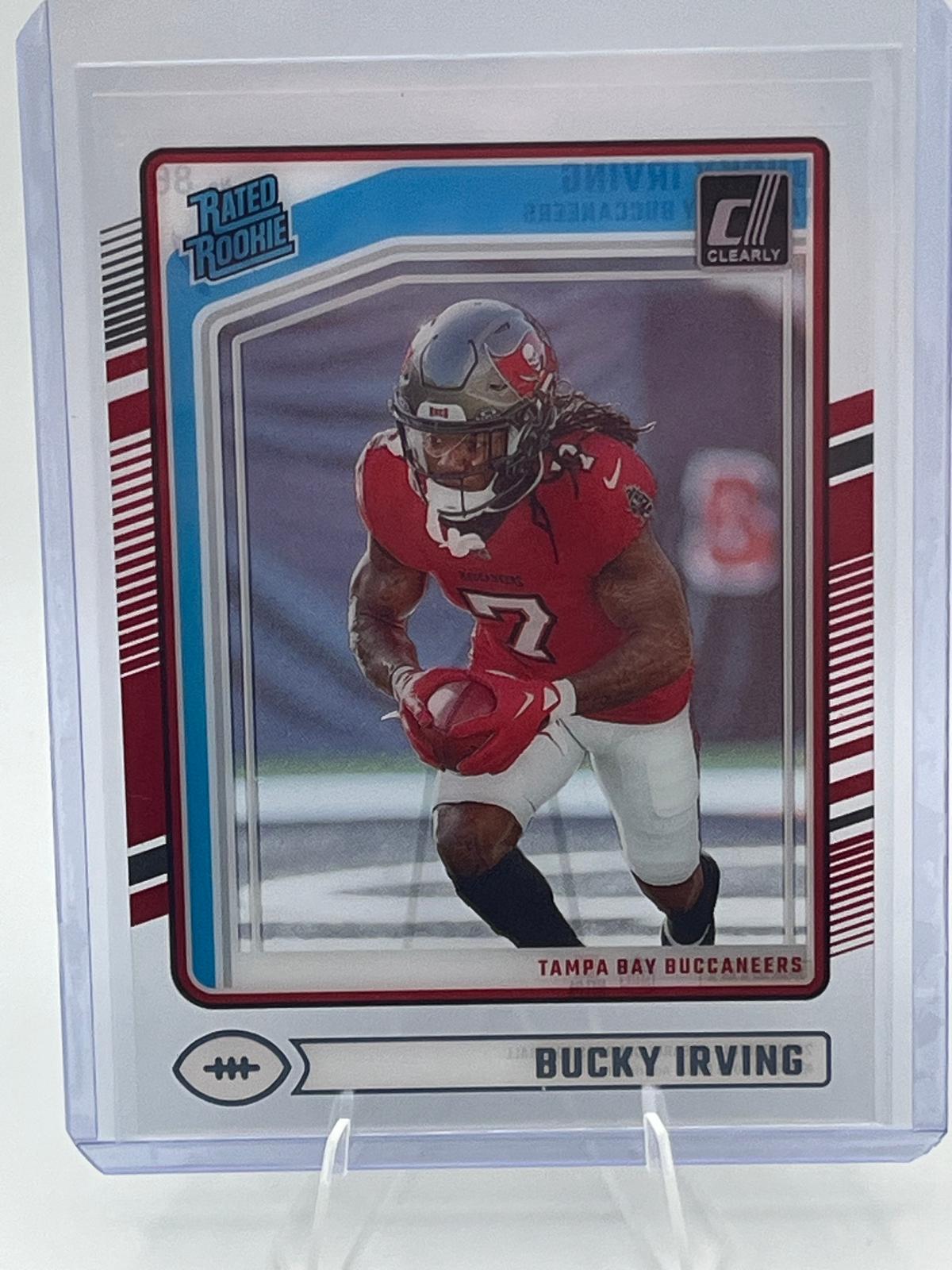Bucky Irving #86 Football Cards 2024 Clearly Donruss