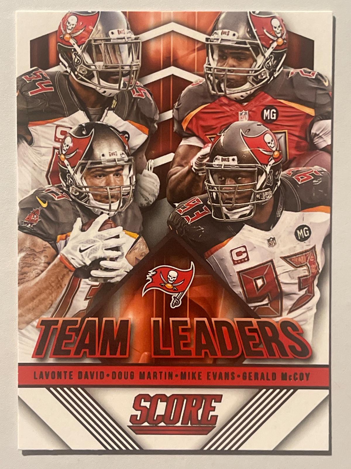 Tampa Bay Buccaneers #24 Football Cards 2015 Panini Score Team Leaders