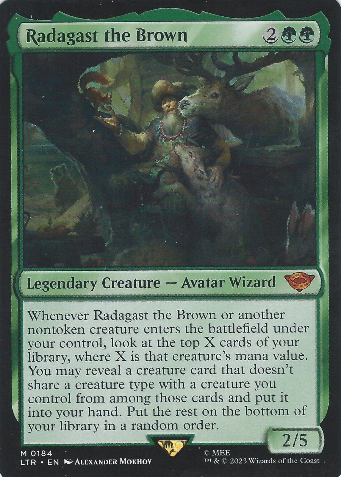 Radagast the Brown #184 Magic Lord of the Rings