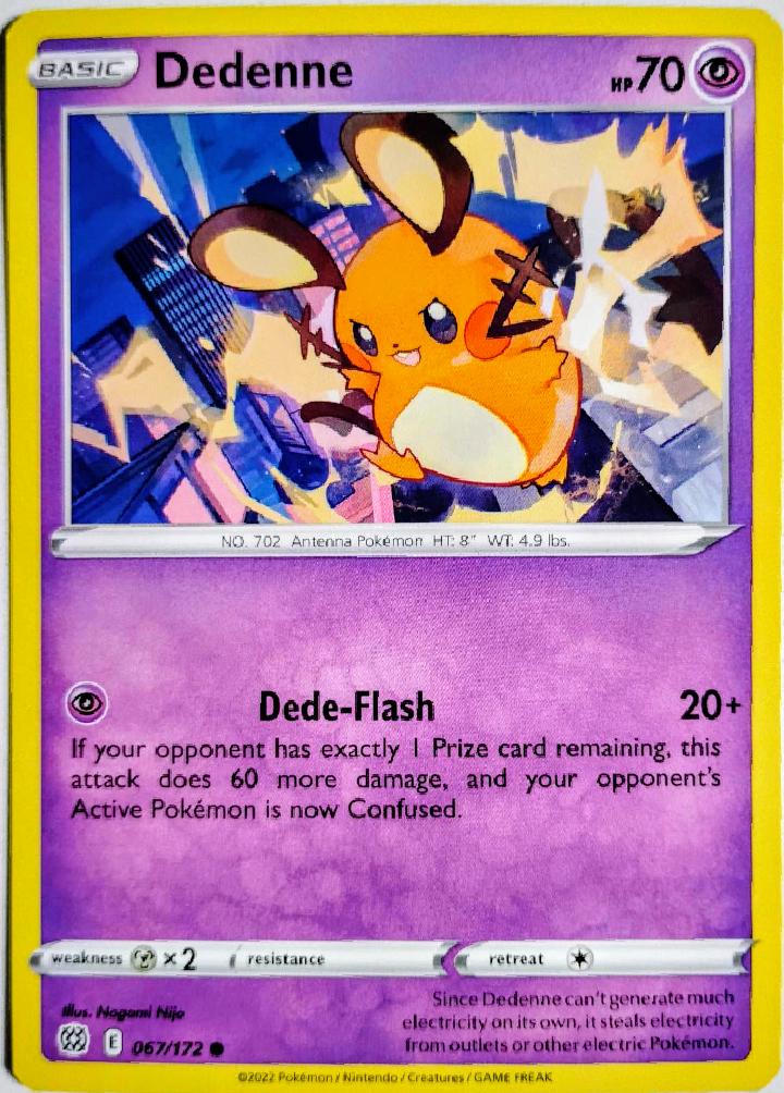 Dedenne #67 Pokemon Brilliant Stars