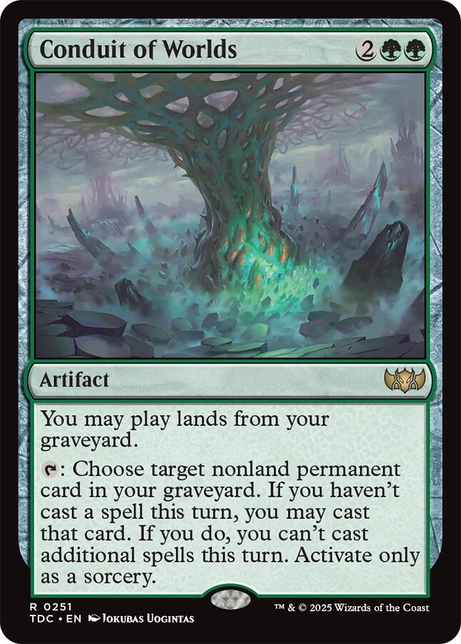 Conduit of Worlds #251 Magic Tarkir: Dragonstorm Commander