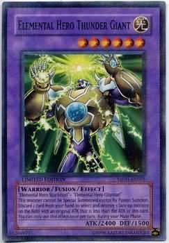Elemental HERO Thunder Giant MF01-EN001 YuGiOh Mattel Action Figure Series 1