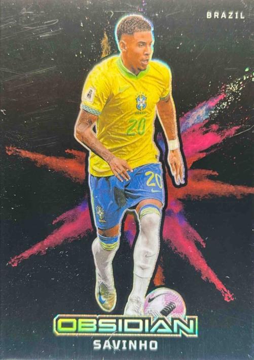 Savinho #11 2024 Panini Obsidian Black Color Blast Soccer