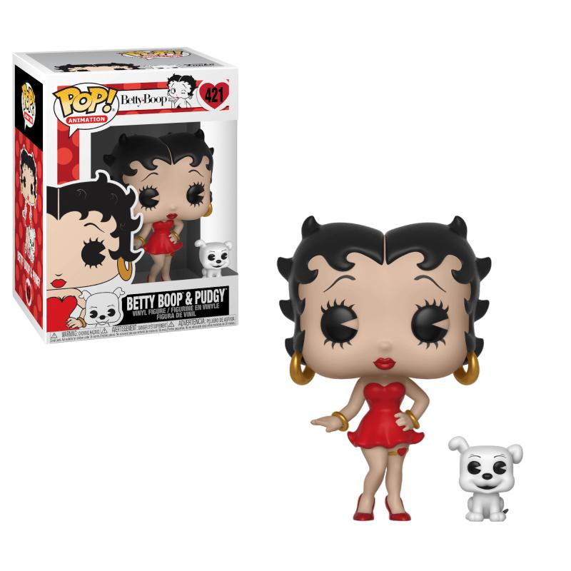 Betty Boop & Pudgy #421 Betty Boop Funko Pop box and figure