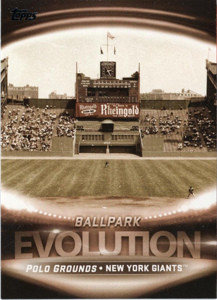Polo Grounds #ES-5 Baseball Cards 2019 Topps Evolution Ballpark