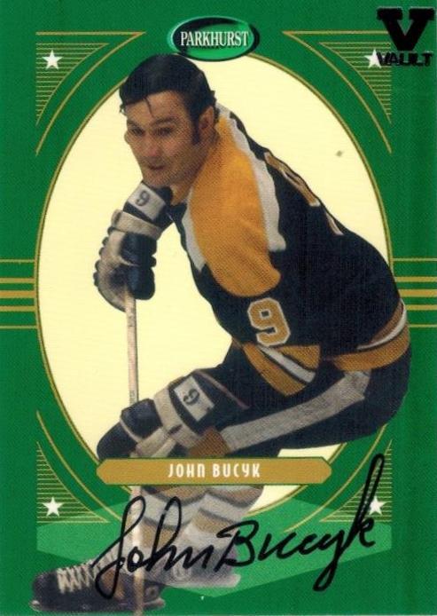 John Bucyk #PA-21 2001-02 Parkhurst Hockey Autographs