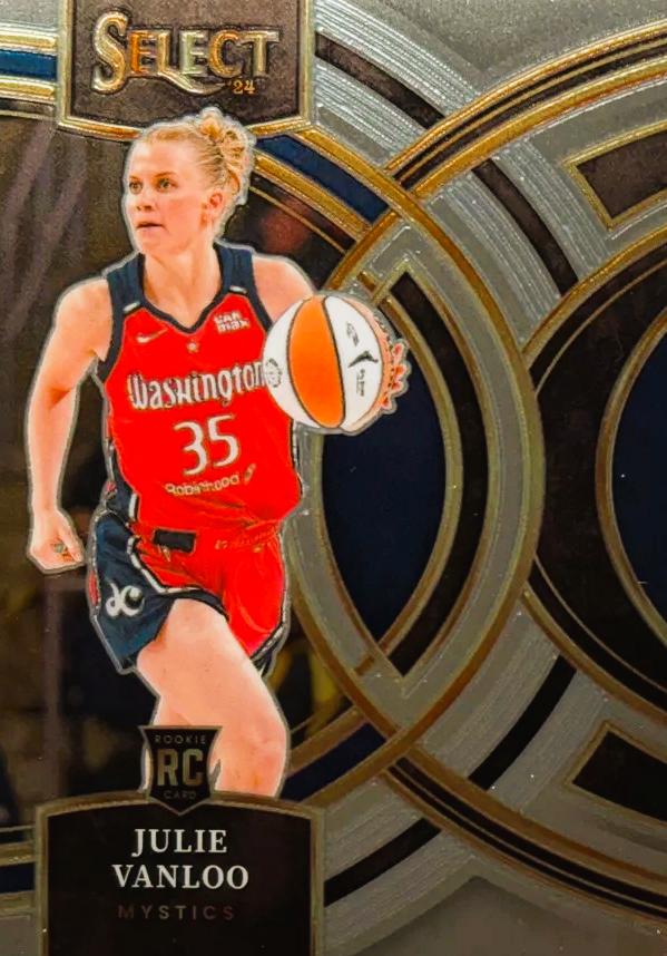 Julie Vanloo #160 Basketball Cards 2024 Panini Select WNBA