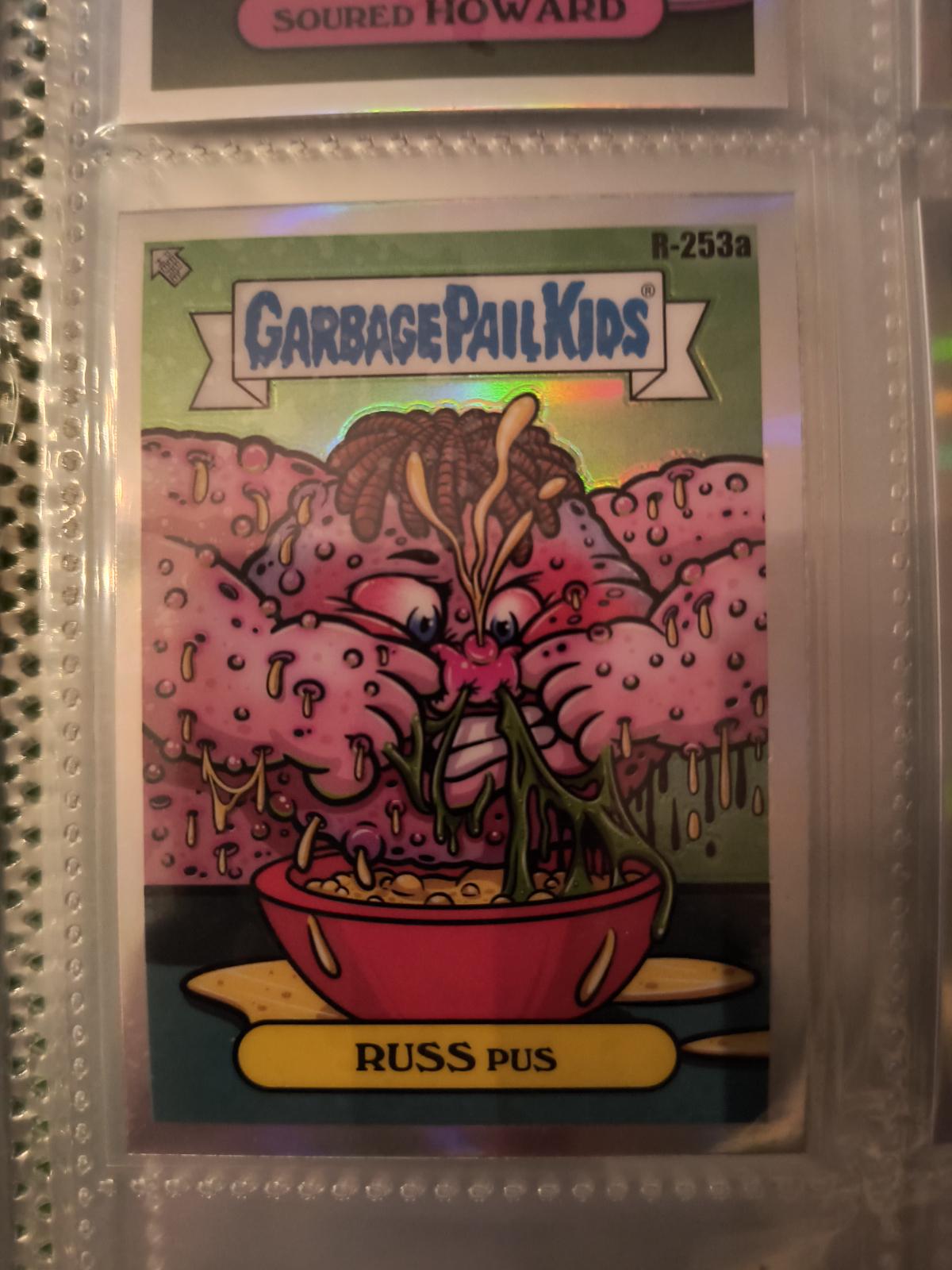 Russ Pus #R-253a 2024 Garbage Pail Kids Chrome Art by Rory