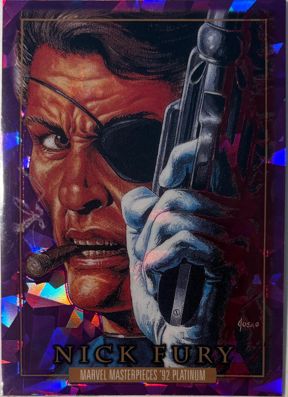 Nick Fury Purple Crystals