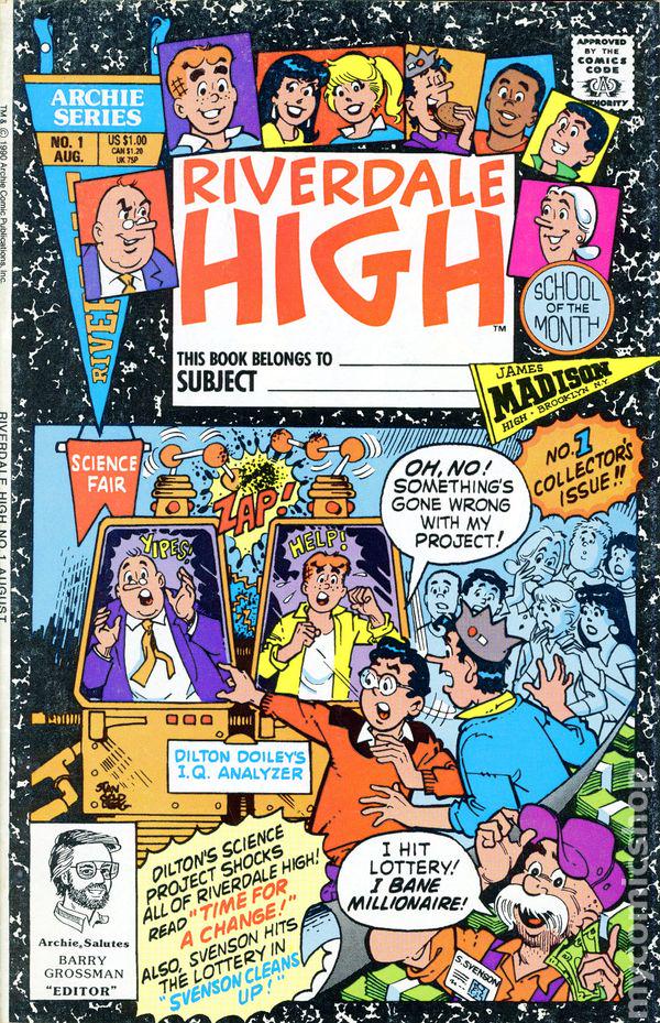 Riverdale High #1 (1990) Comic Books Riverdale High